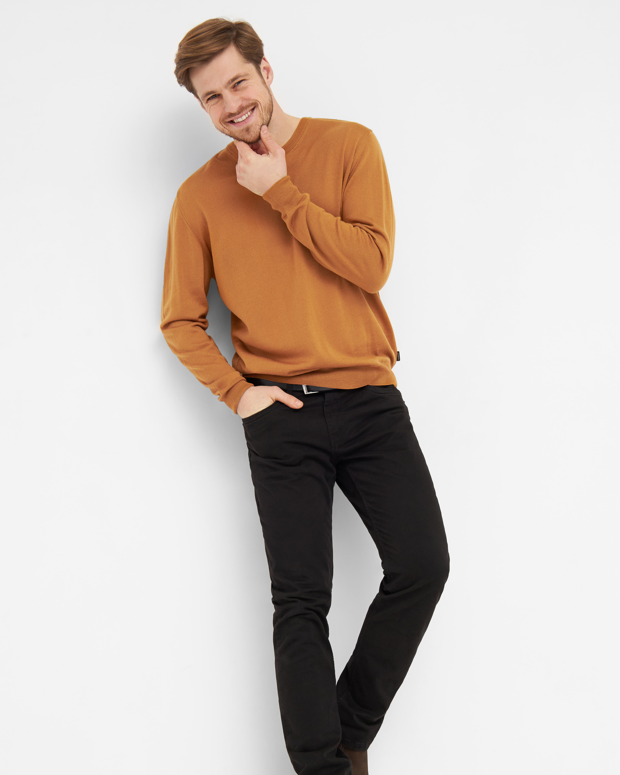 Milan pullover med o-neck