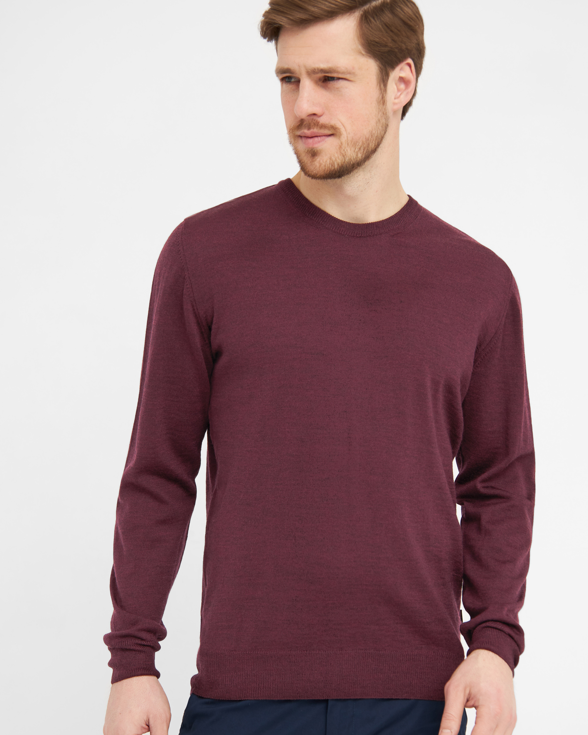 Milan pullover med o-neck