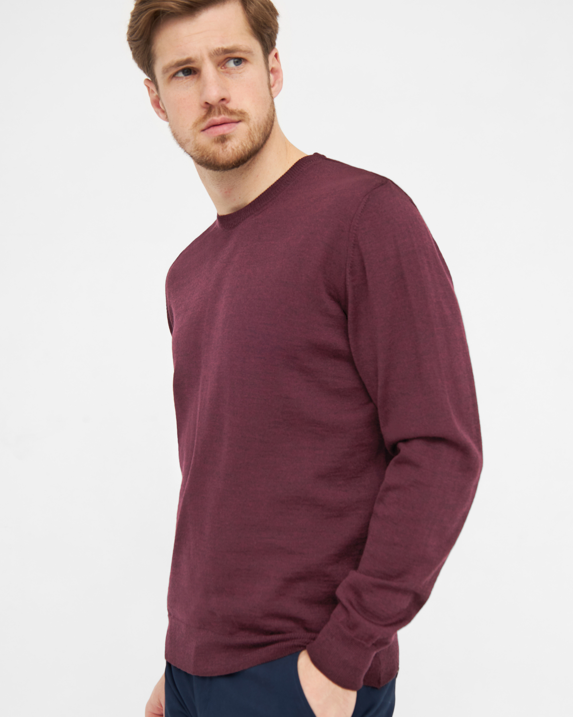 Milan pullover med o-neck