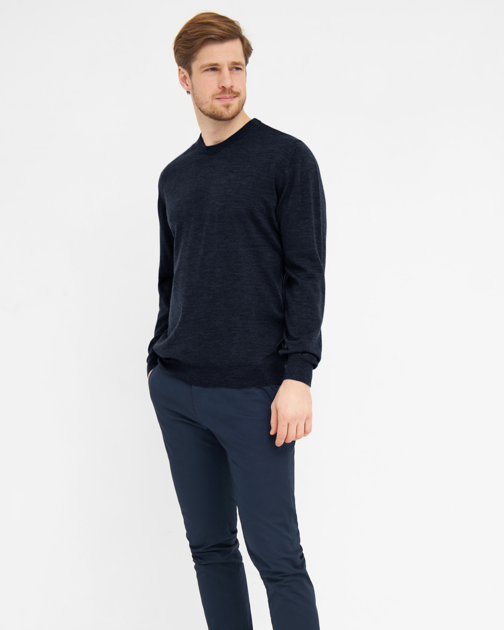 Milan pullover med o-neck