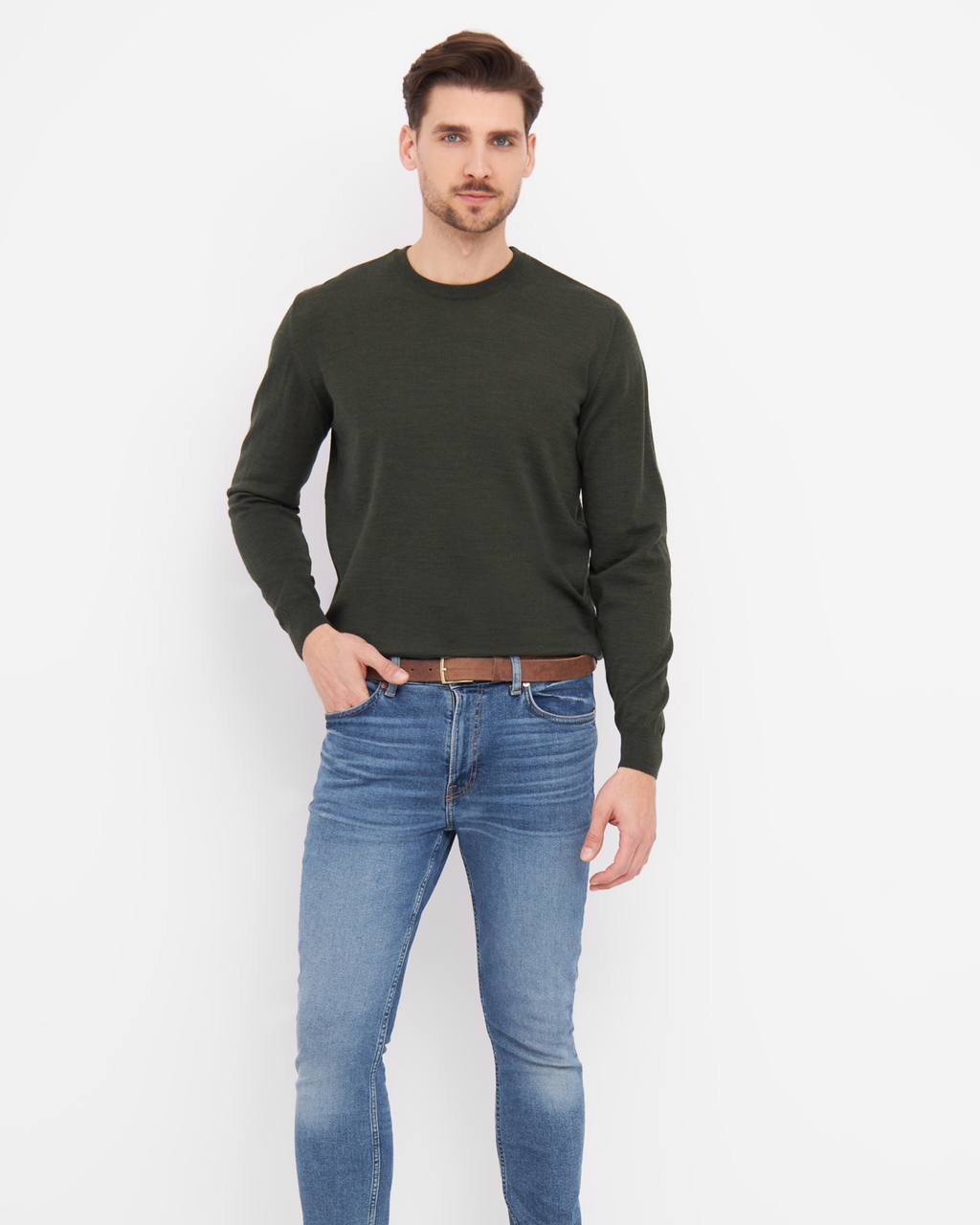 Milan pullover med o-neck