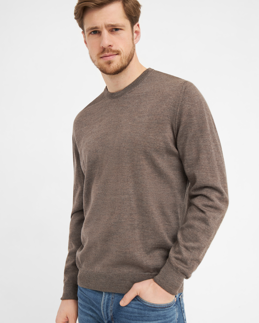 Milan pullover med o-neck