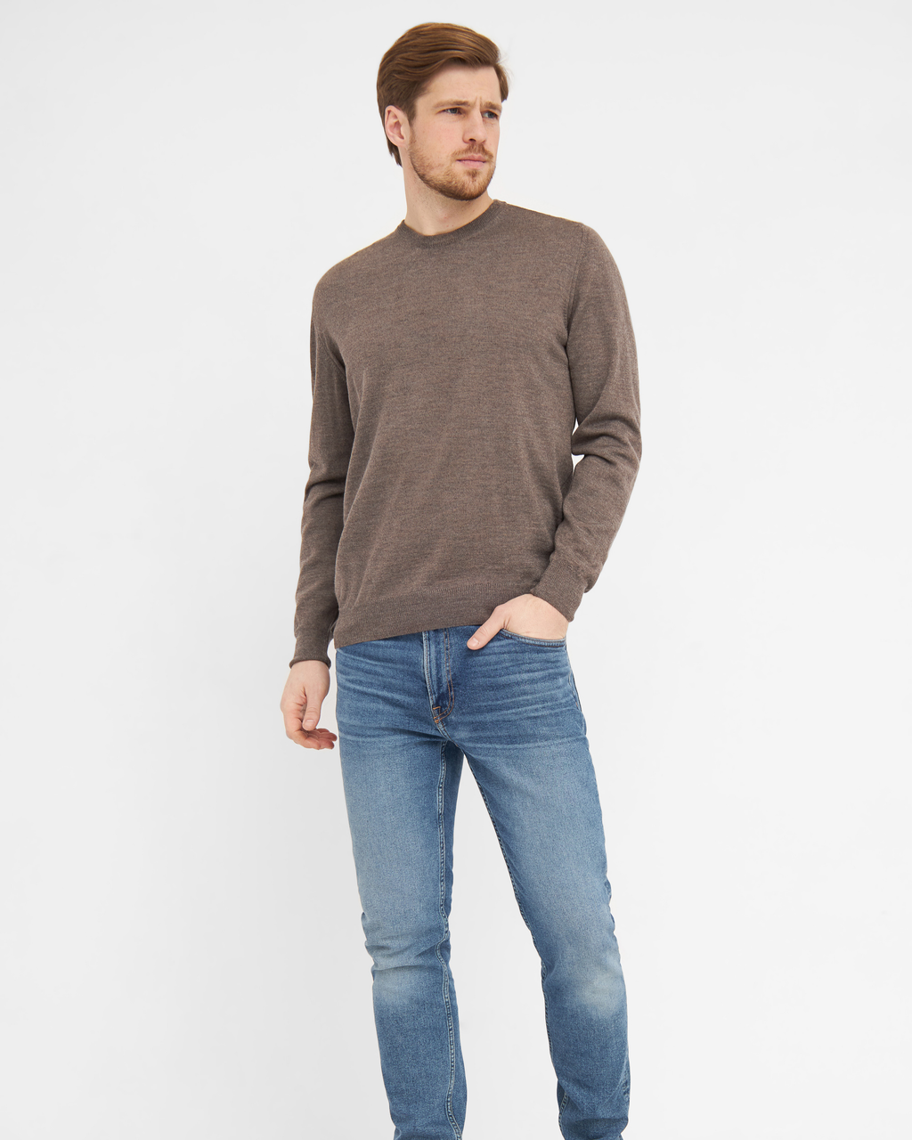 Milan pullover med o-neck