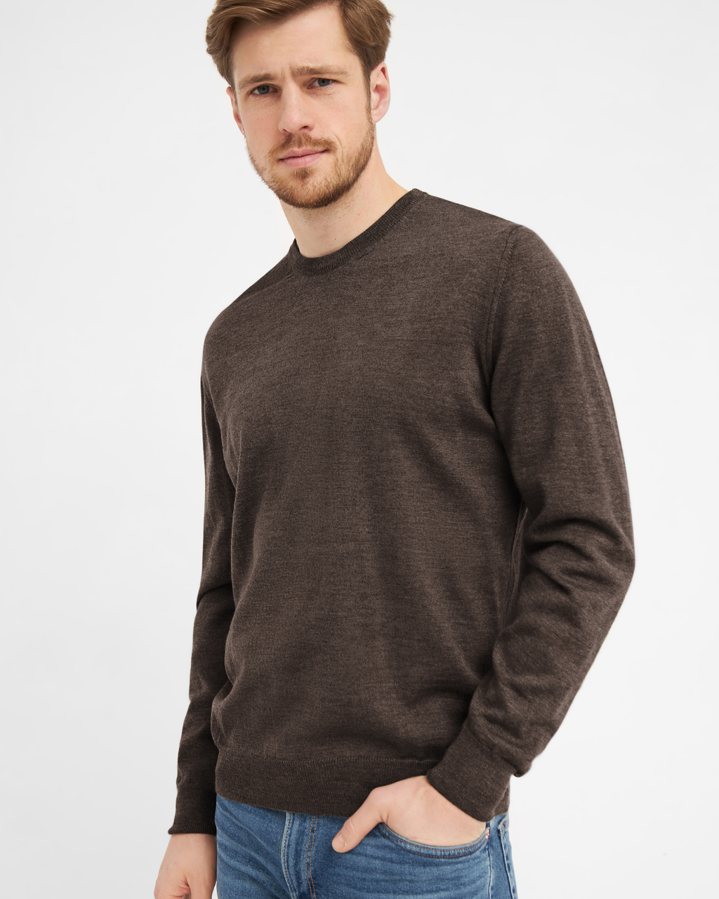 Milan pullover med o-neck