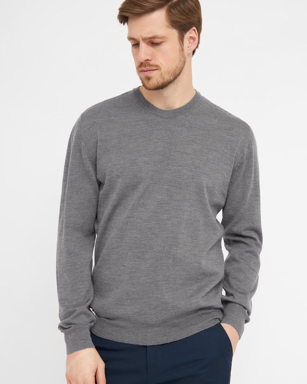 Milan pullover med o-neck