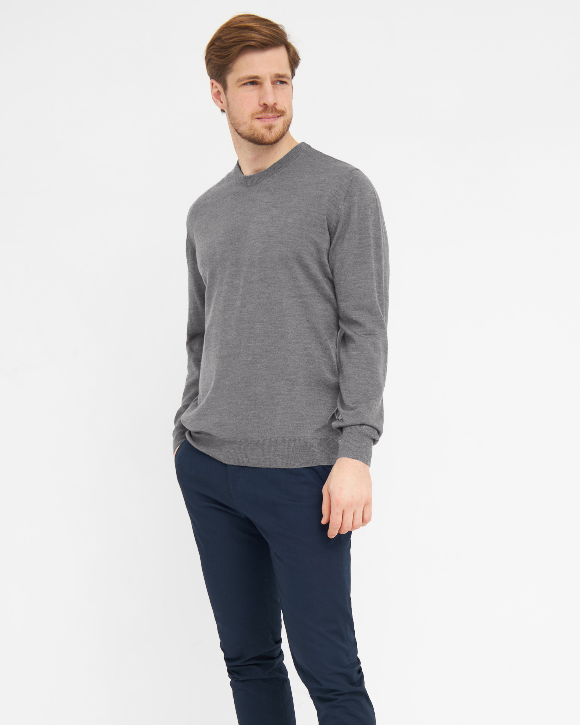 Milan pullover med o-neck
