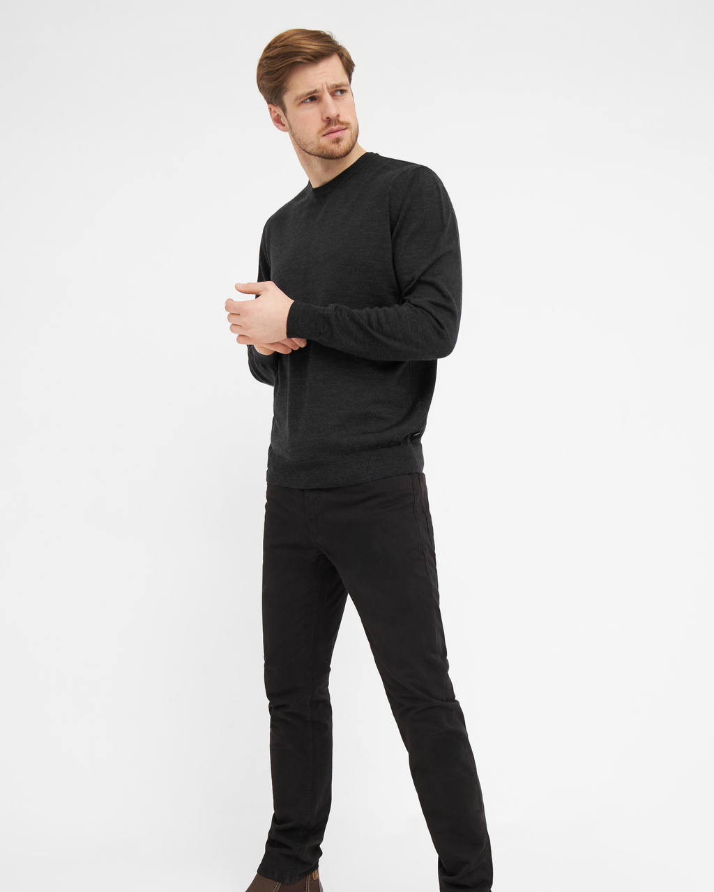 Milan pullover med o-neck