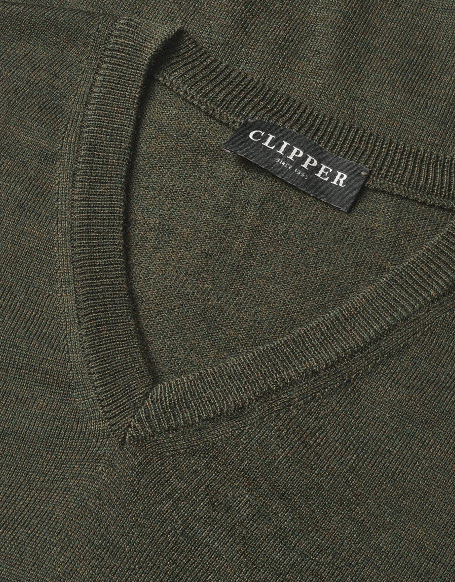 Milan pullover med v-neck