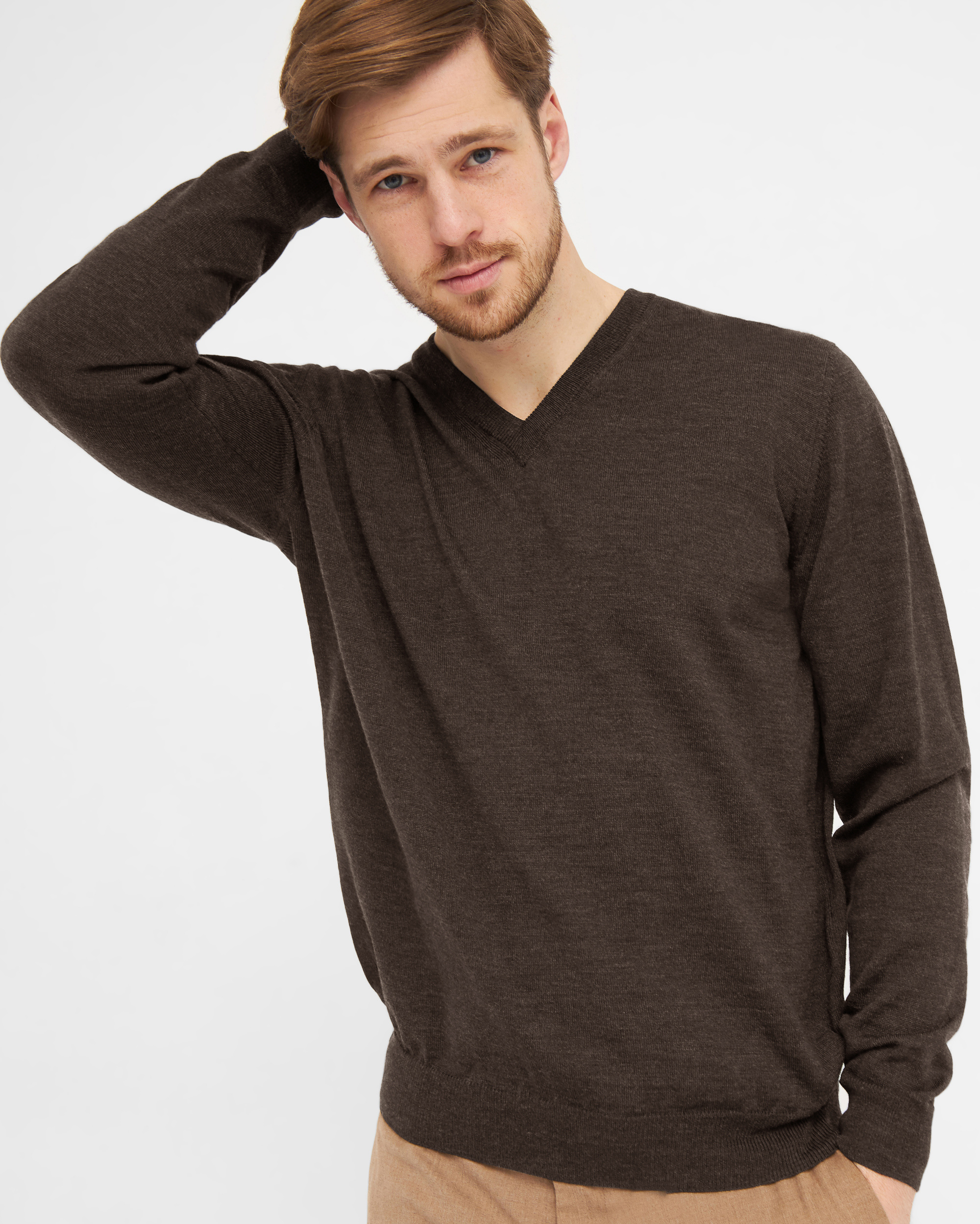 Milan pullover med v-neck