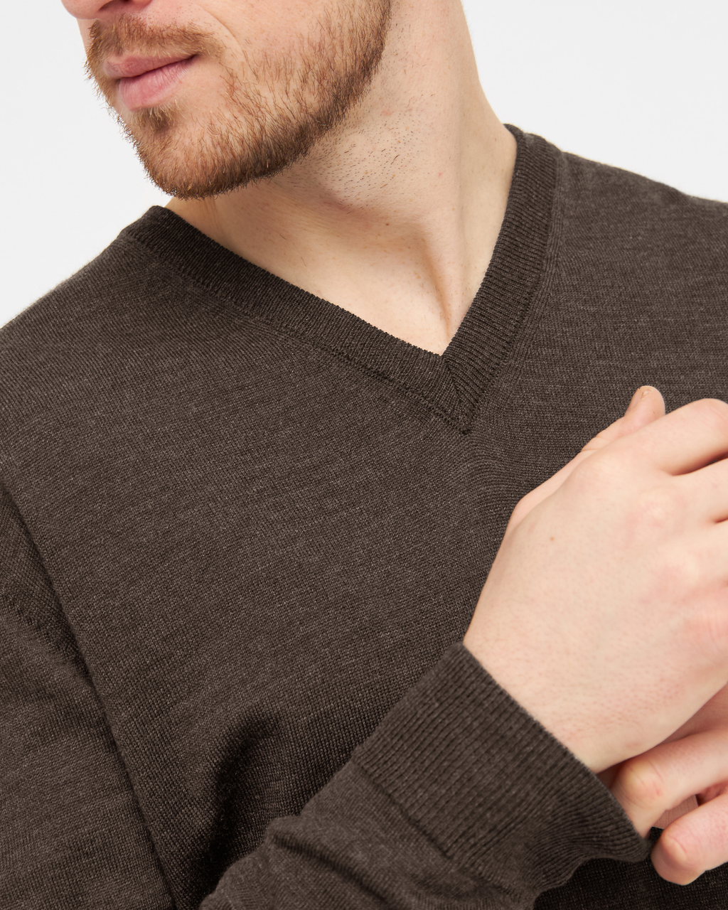 Milan pullover med v-neck