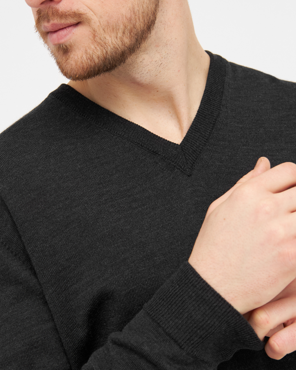 Milan pullover med v-neck
