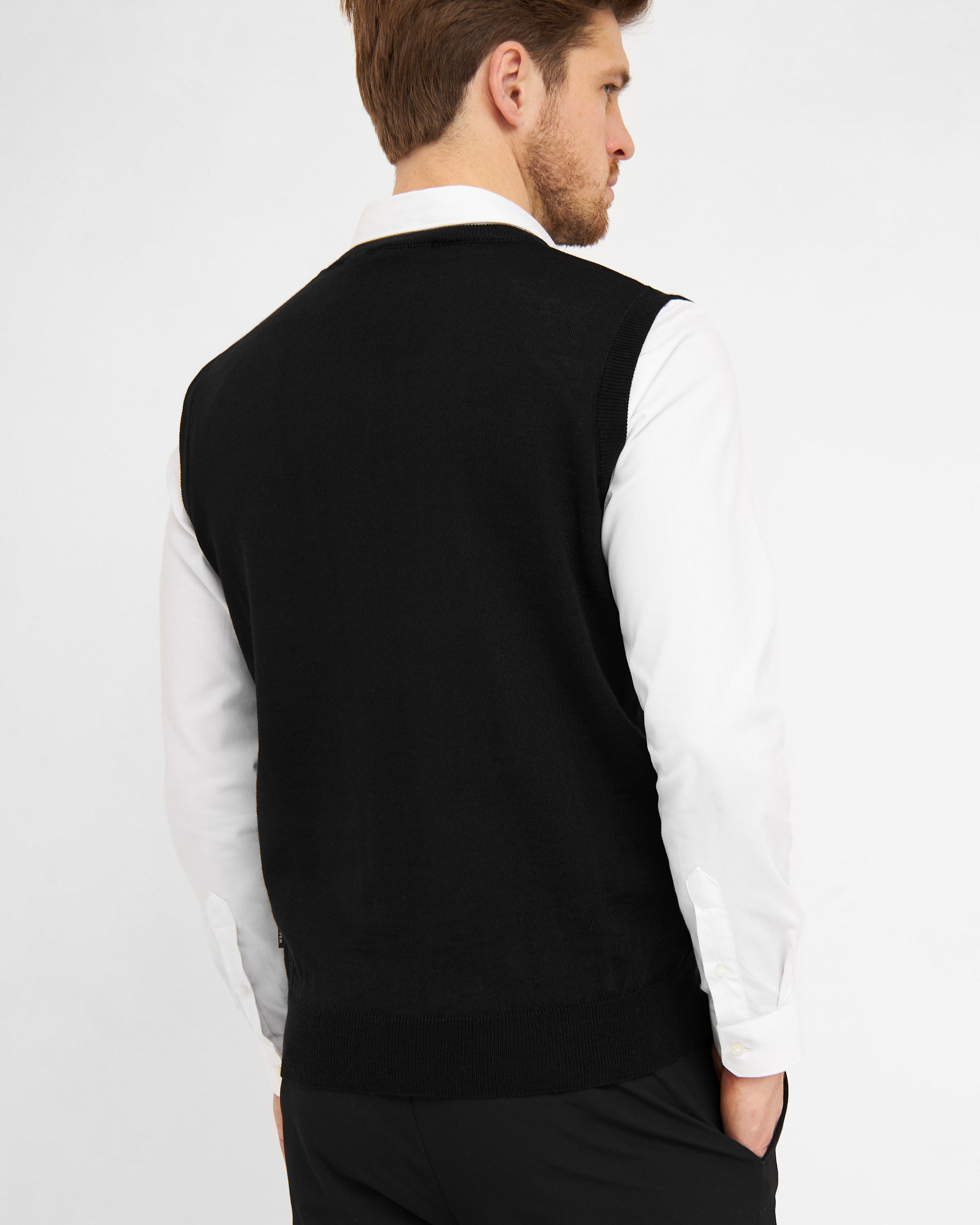 Milan slipover med v-neck