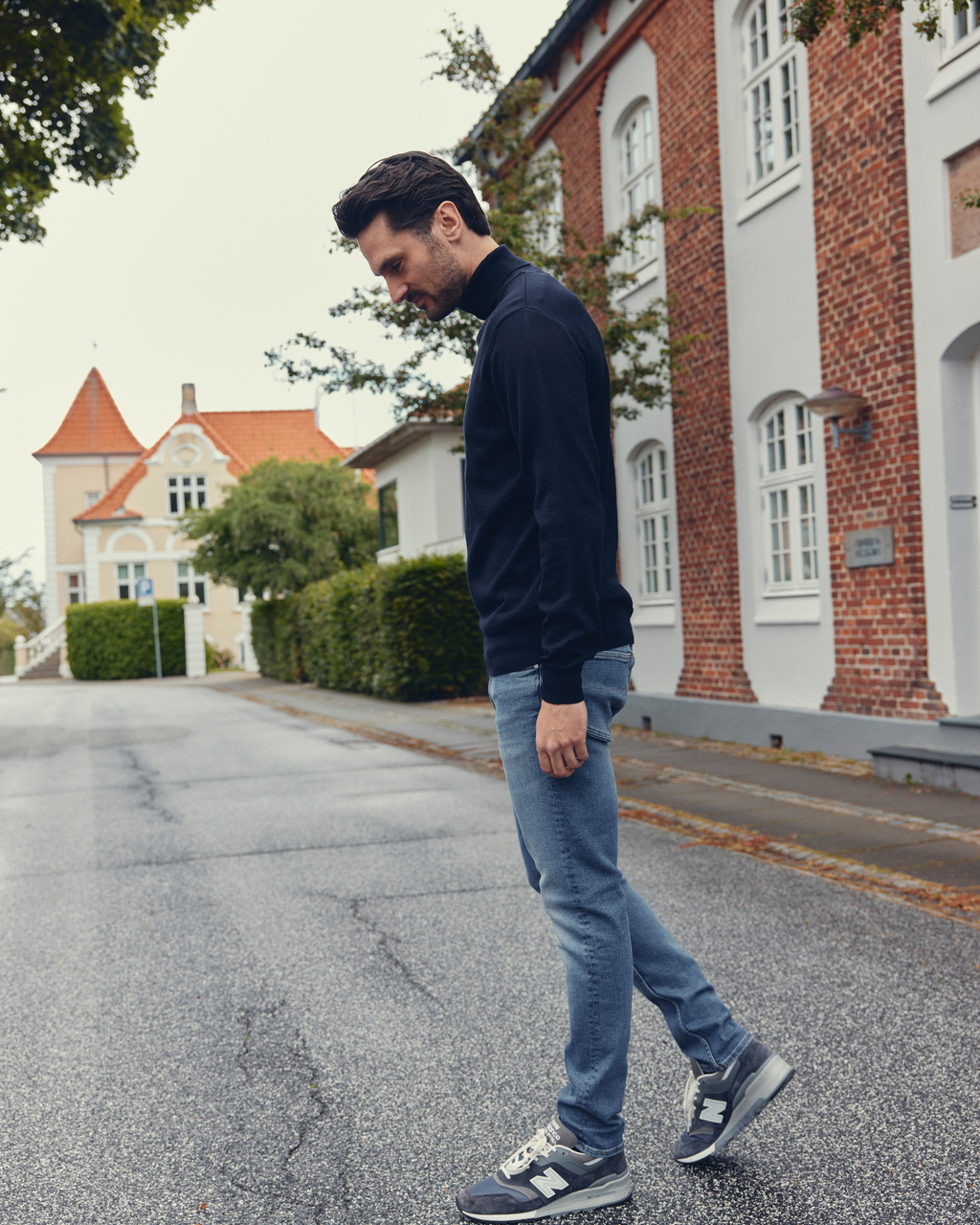 Milan pullover med rullekrave