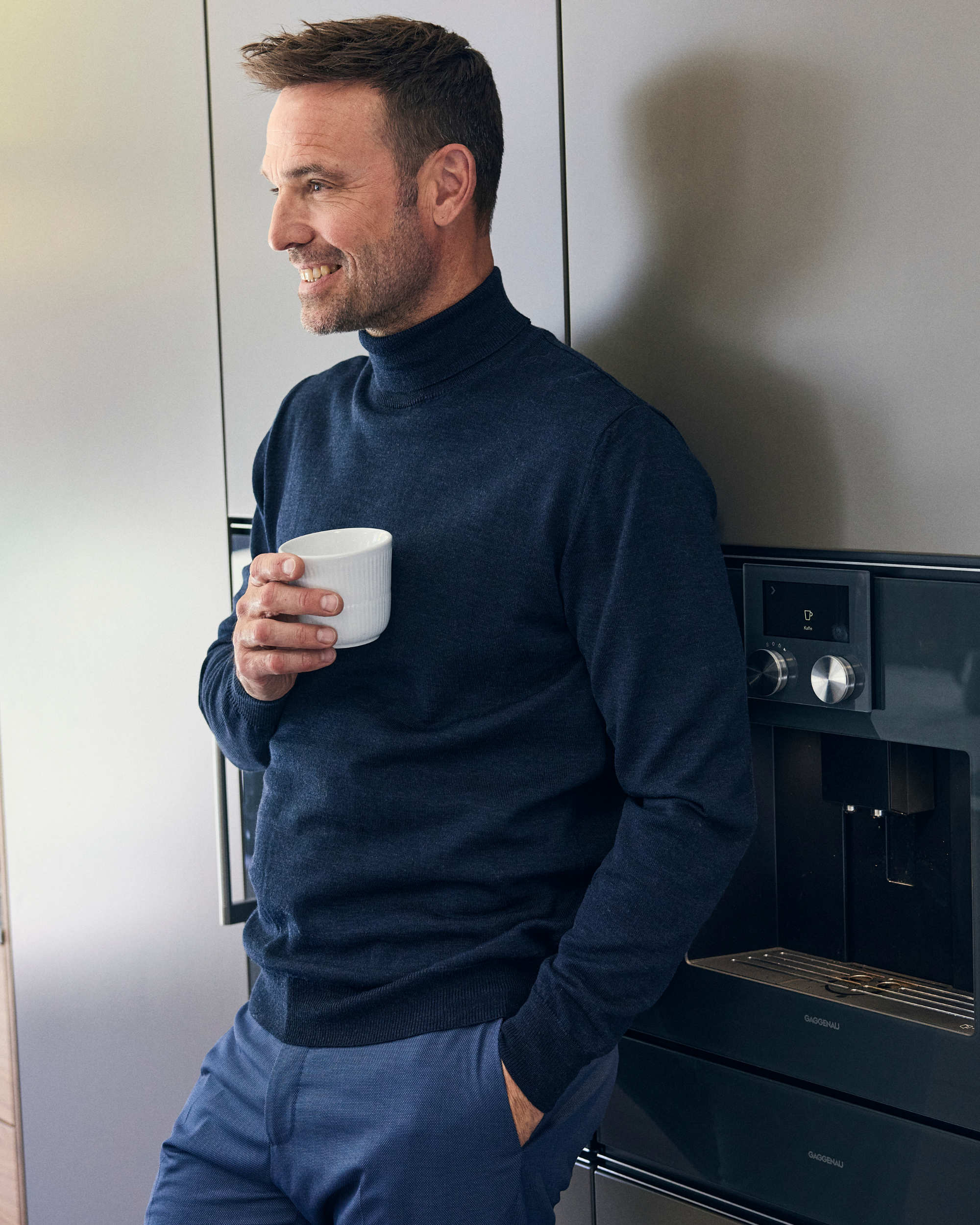 Milan pullover med rullekrave