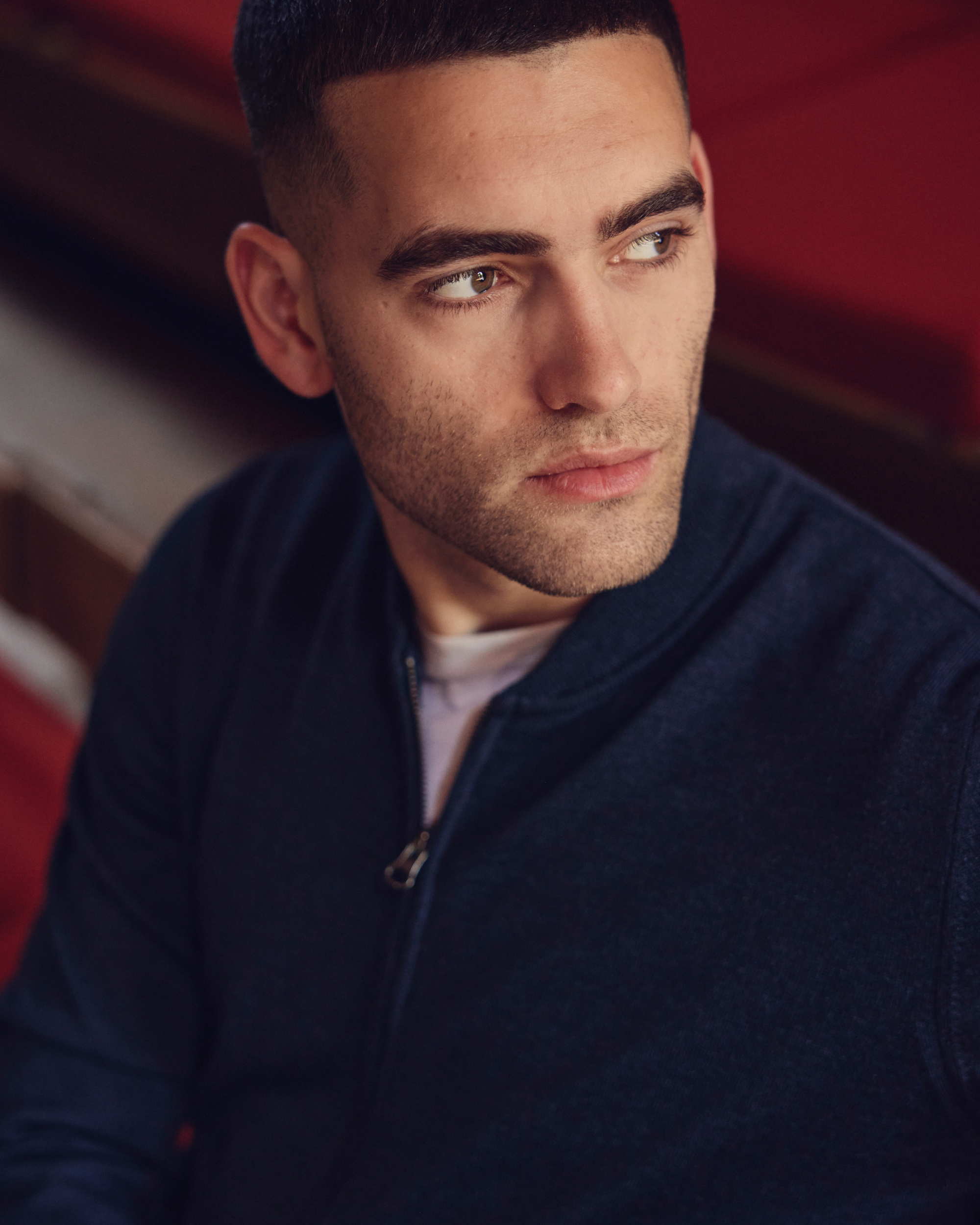 Milan cardigan med lynlås