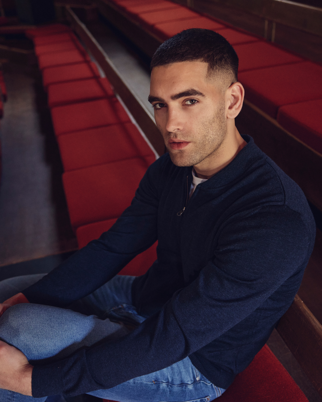 Milan cardigan med lynlås