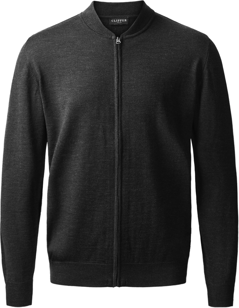 Milan cardigan med lynlås