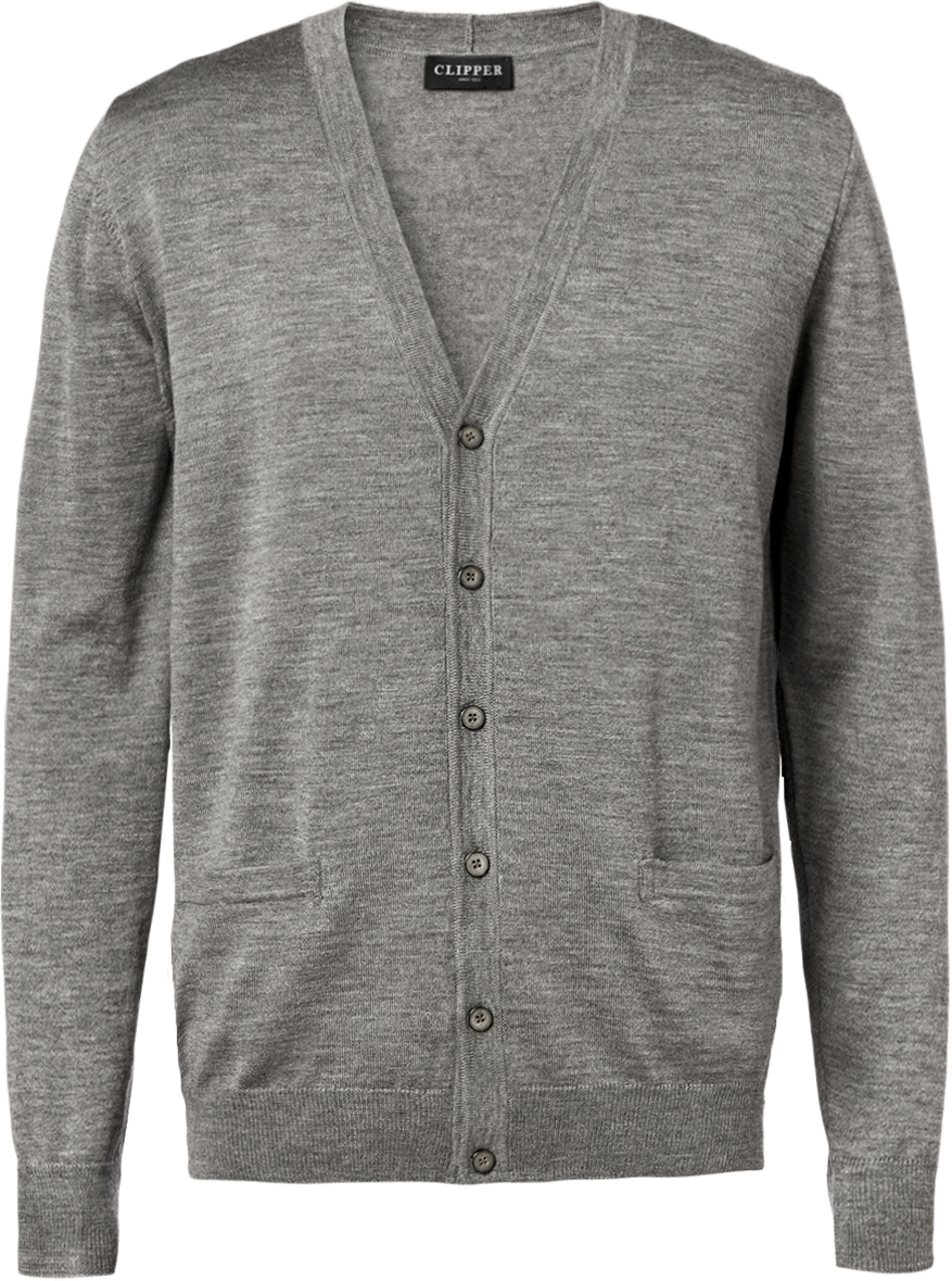 Milan cardigan med v-neck og knaplukning