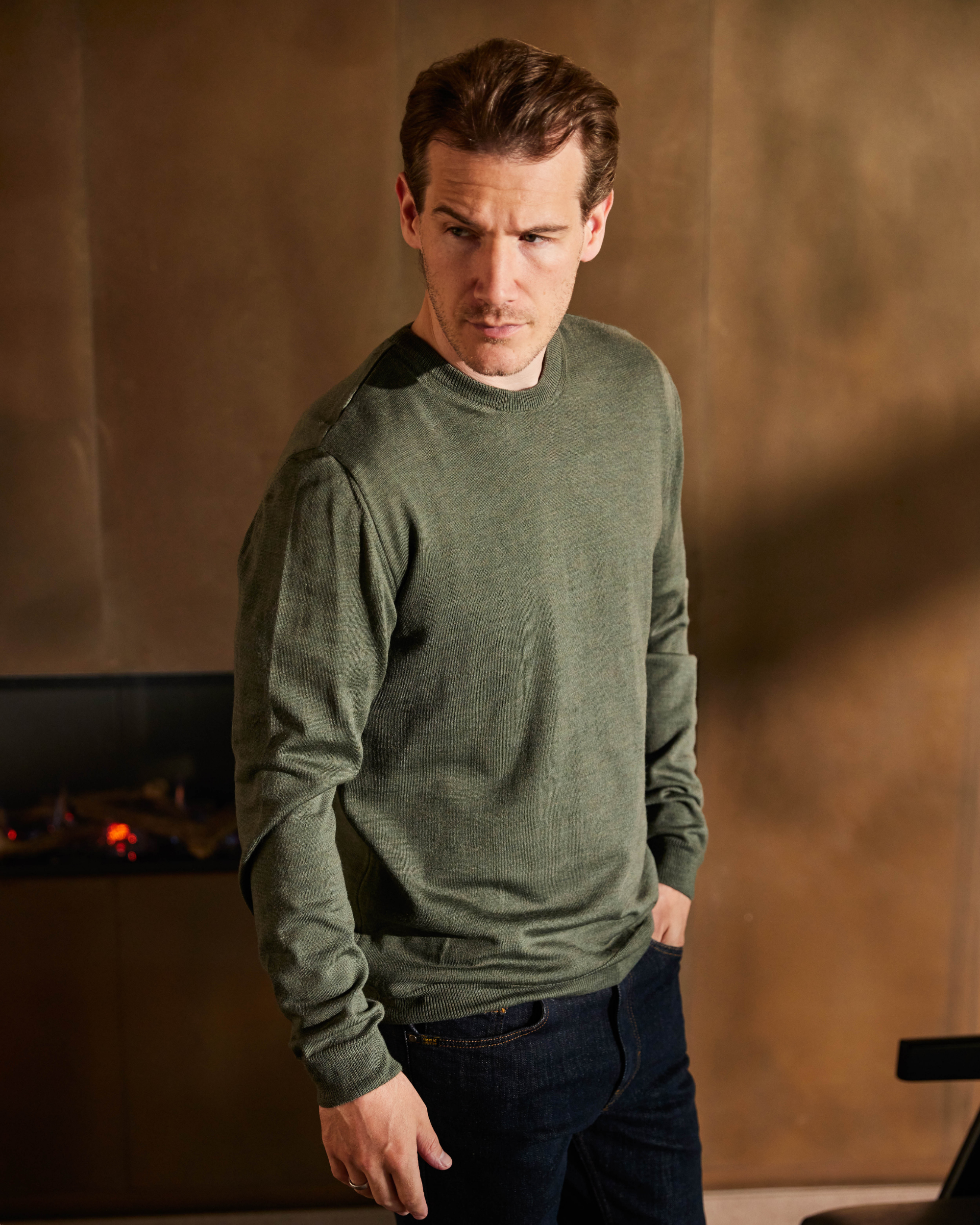 Turin pullover med o-neck