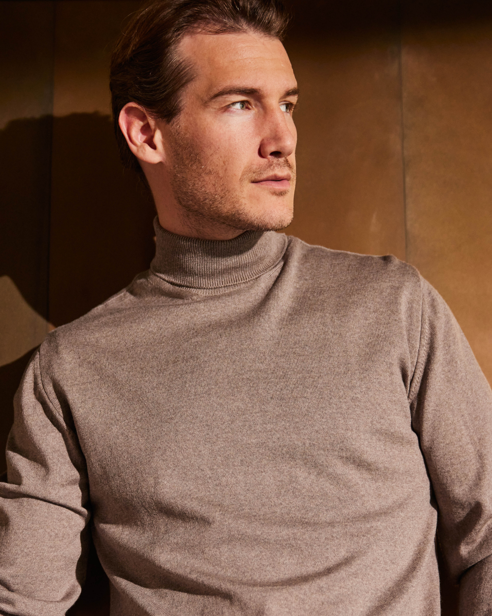 Turin pullover med rullekrave