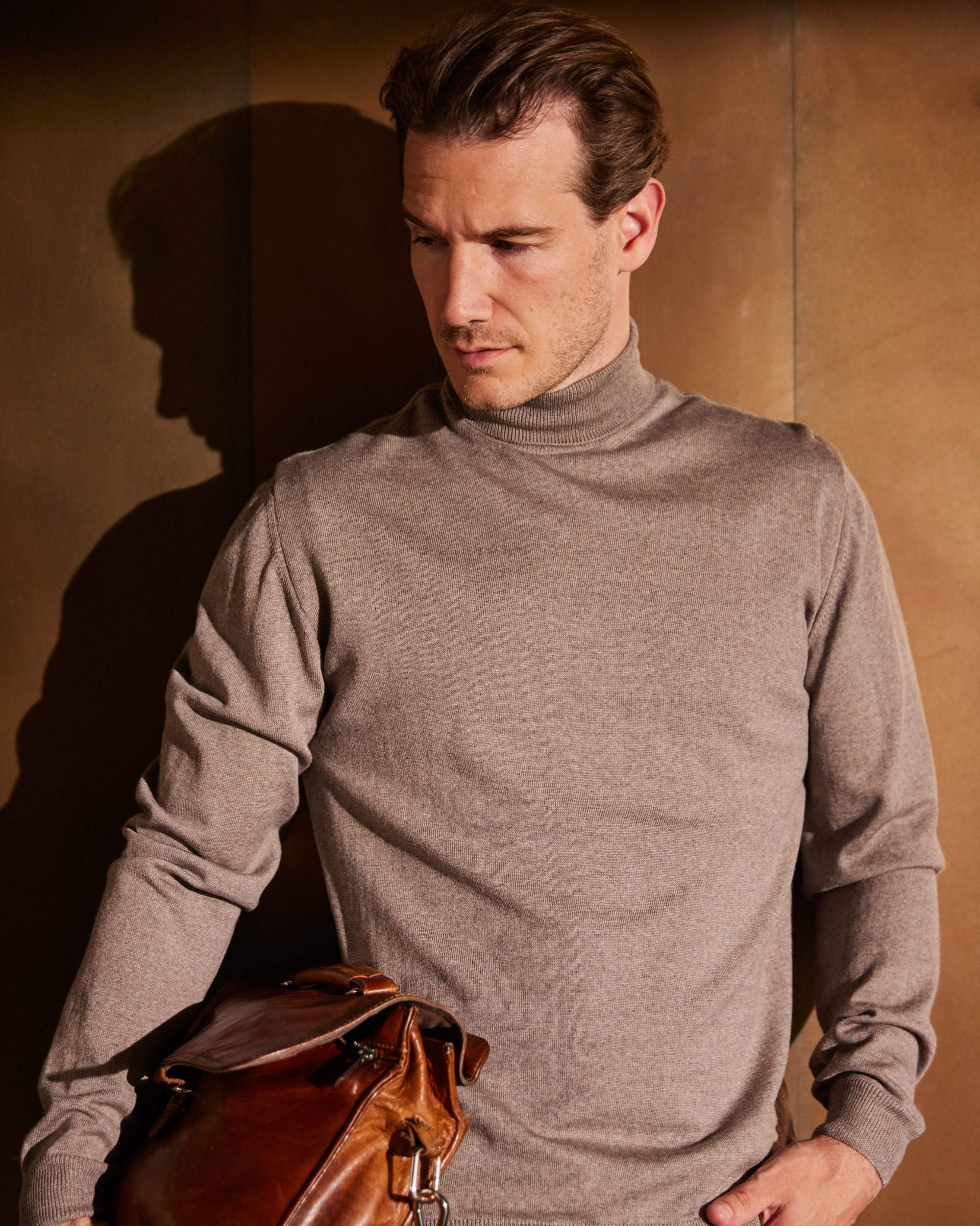 Turin pullover med rullekrave