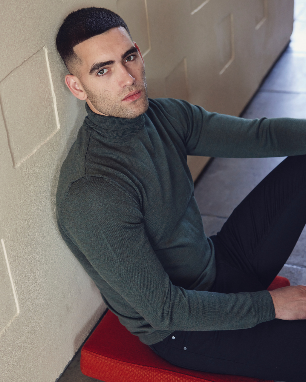 Turin pullover med rullekrave