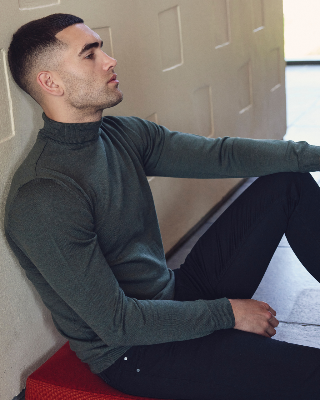 Turin pullover med rullekrave