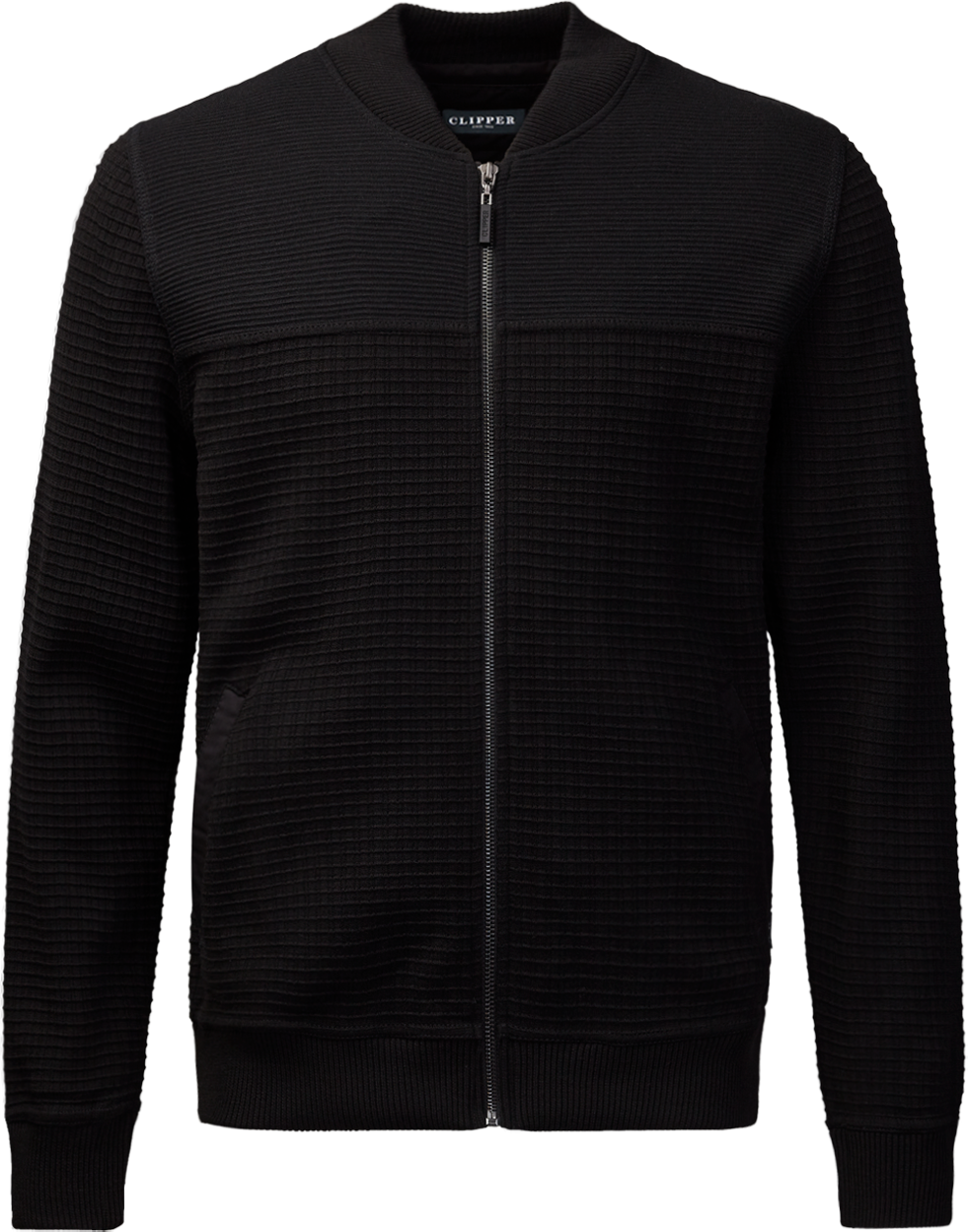 Dundee cardigan med lynlås