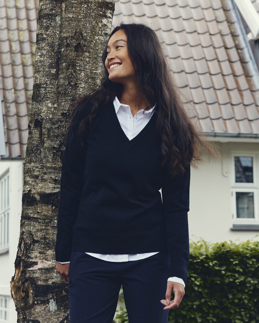 Copenhagen pullover med v-neck