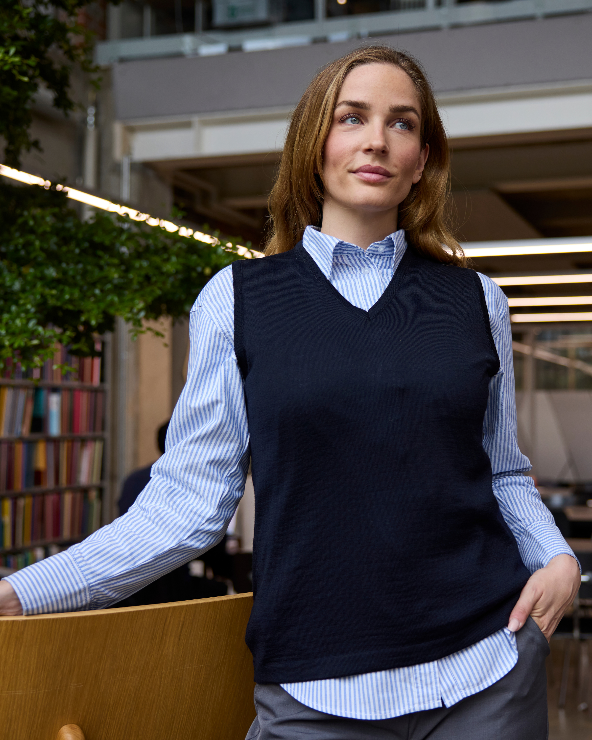 Copenhagen slipover med v-neck