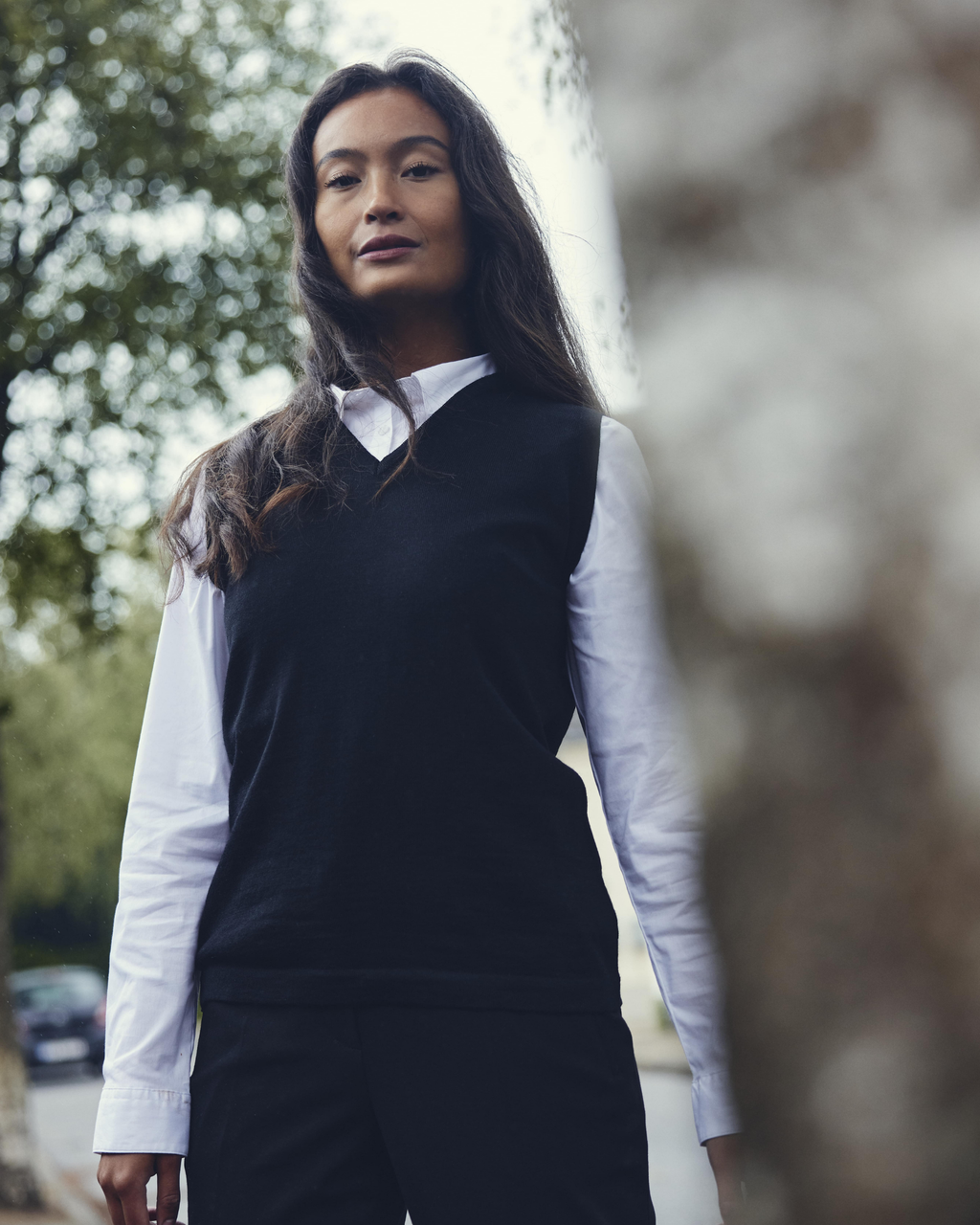 Copenhagen slipover med v-neck