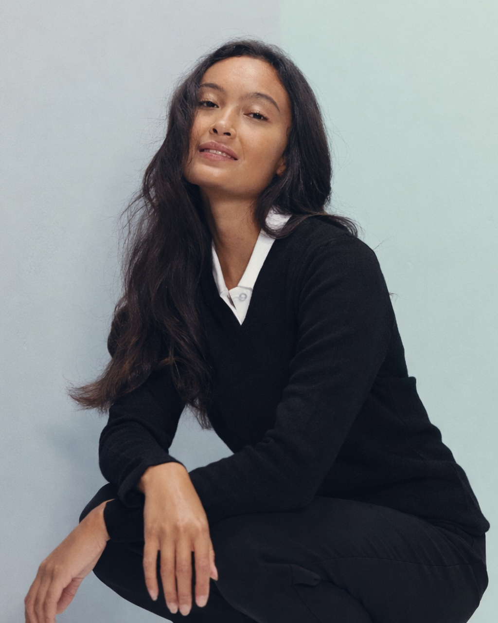 Copenhagen pullover med v-neck