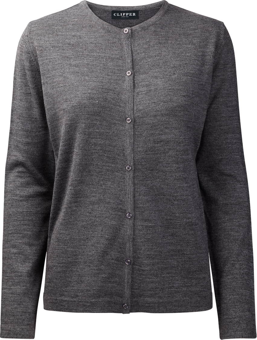 Copenhagen cardigan med o-neck og knaplukning