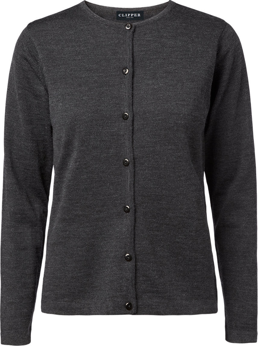 Copenhagen cardigan med o-neck og knaplukning
