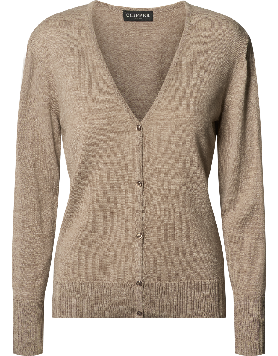 Copenhagen cardigan med v-neck og knaplukning