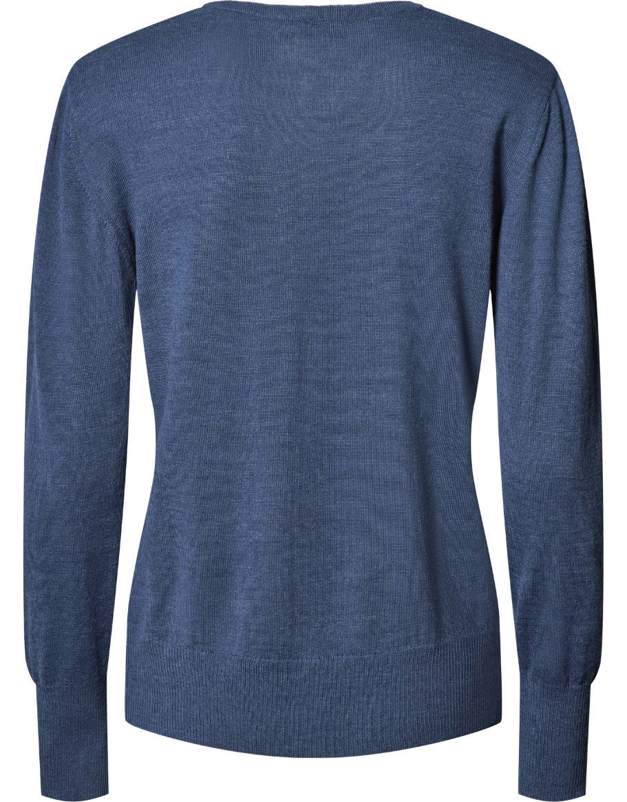Copenhagen cardigan med v-neck og knaplukning