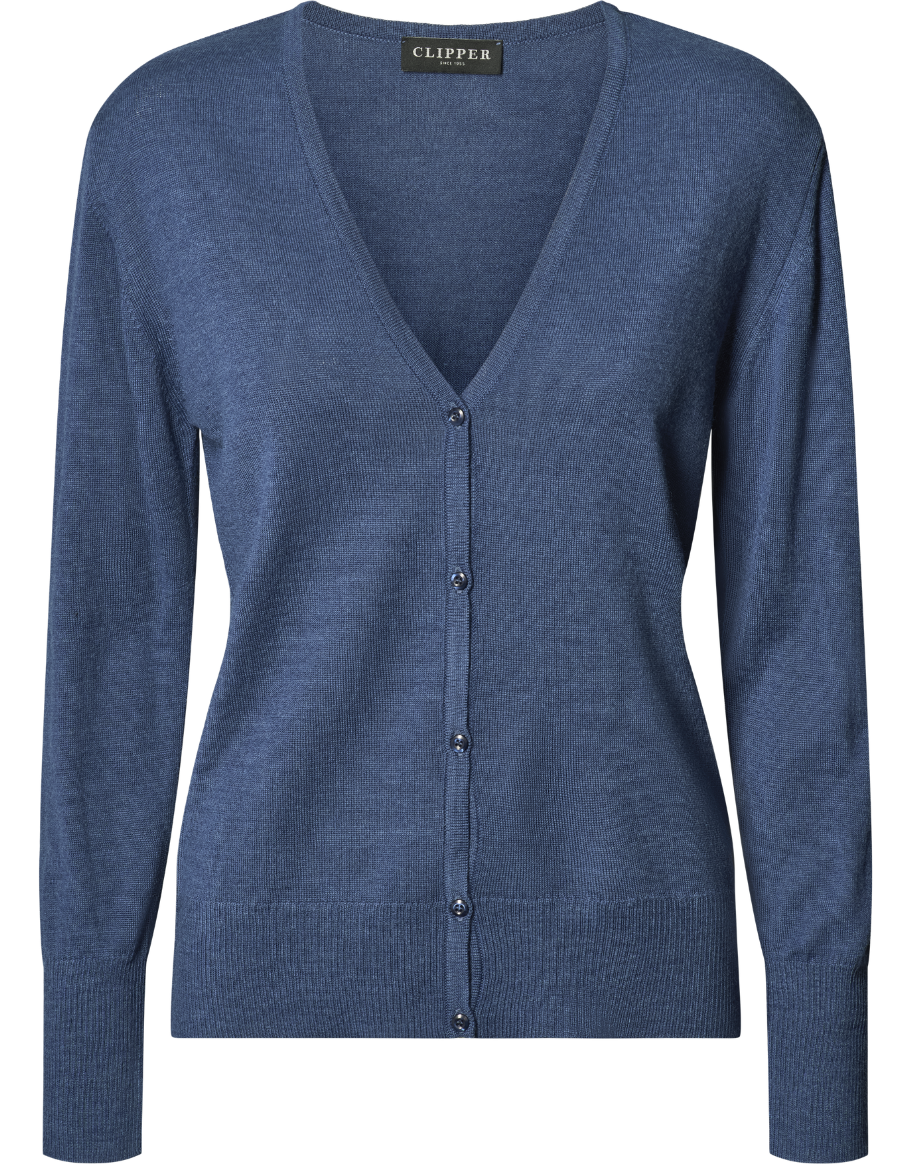 Copenhagen cardigan med v-neck og knaplukning