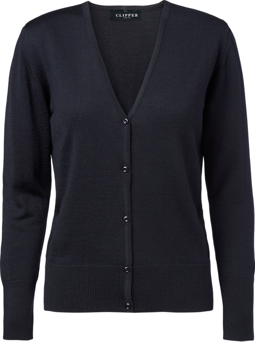 Copenhagen cardigan med v-neck og knaplukning