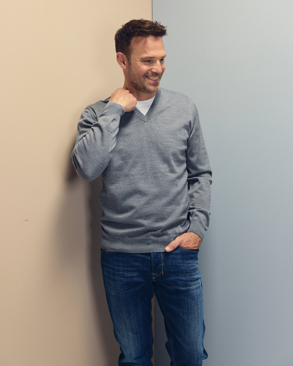 Copenhagen pullover med v-neck