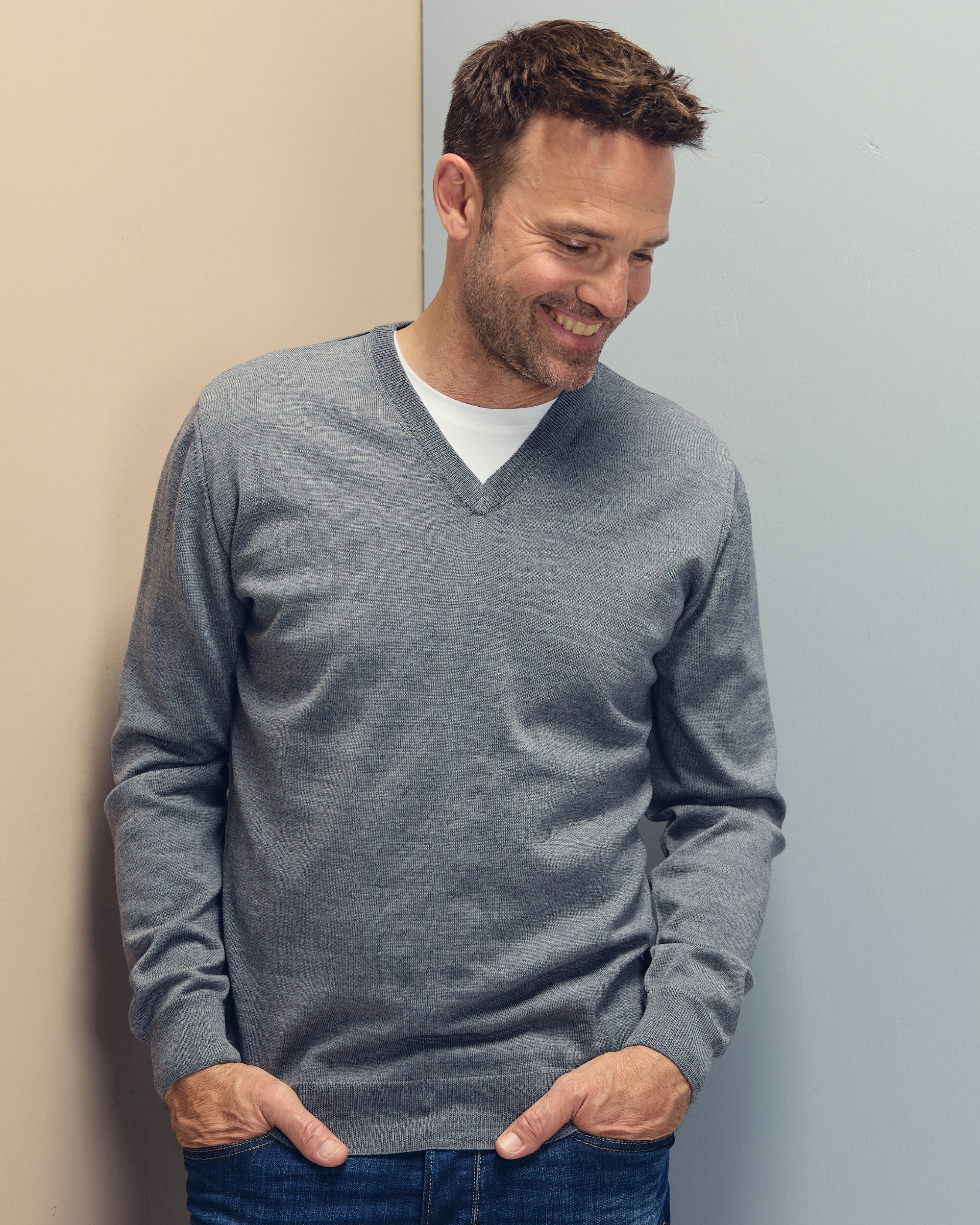 Copenhagen pullover med v-neck