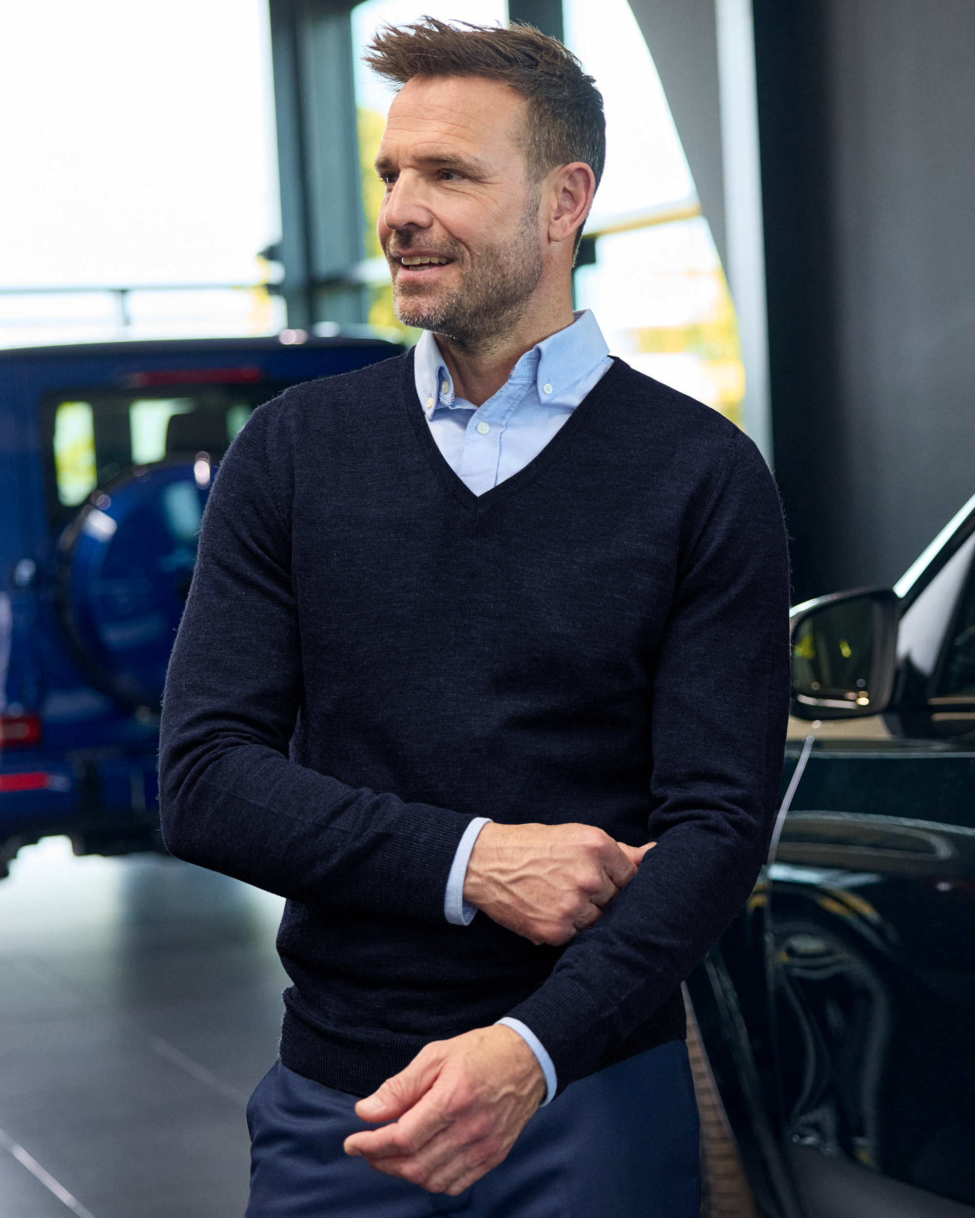 Copenhagen pullover med v-neck