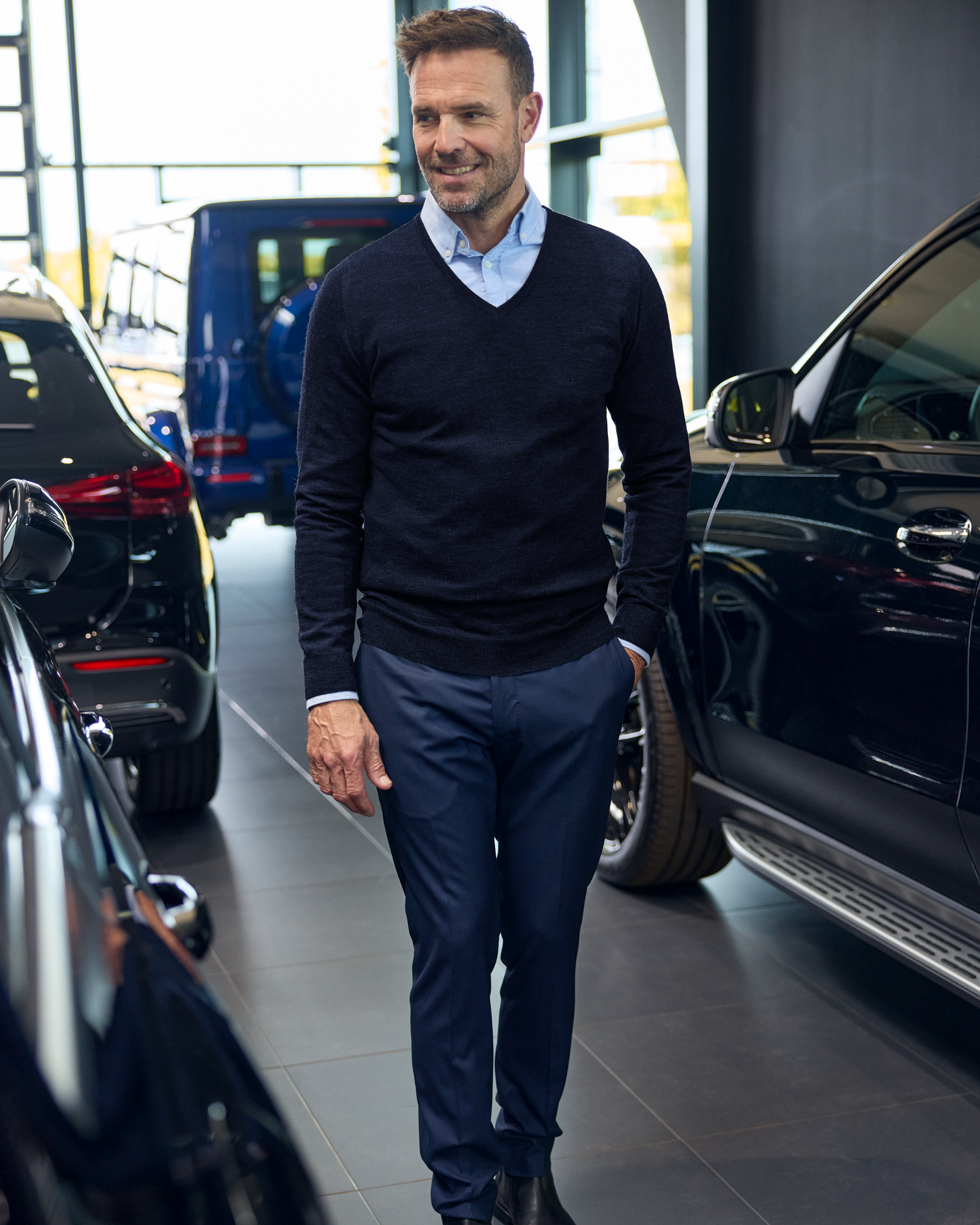 Copenhagen pullover med v-neck