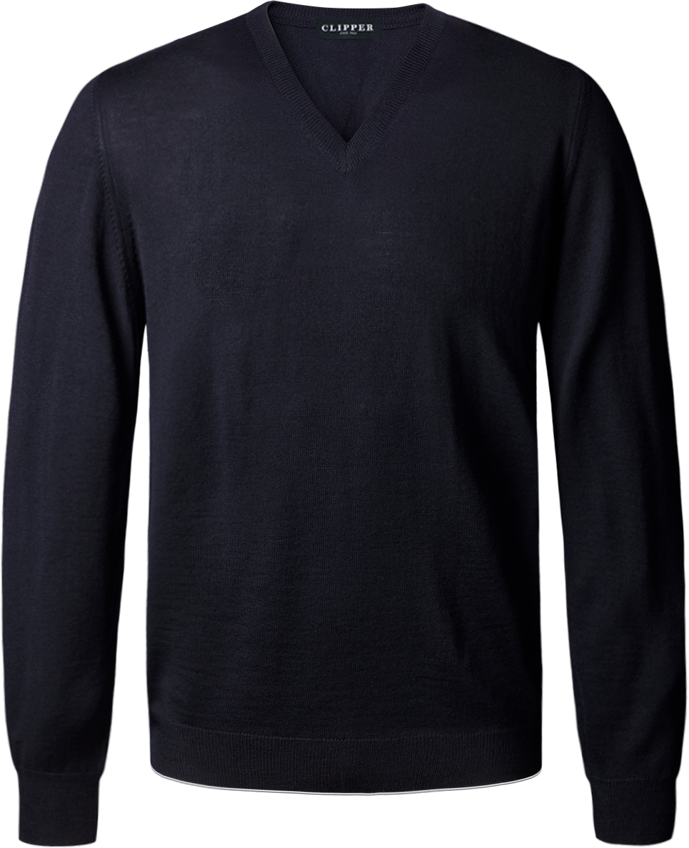 Copenhagen fitted pullover med v-neck