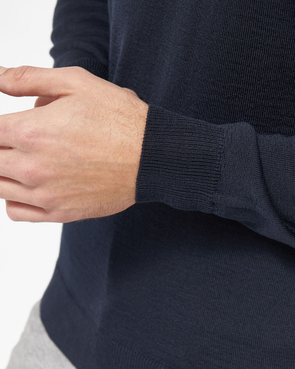 Copenhagen fitted pullover med v-neck