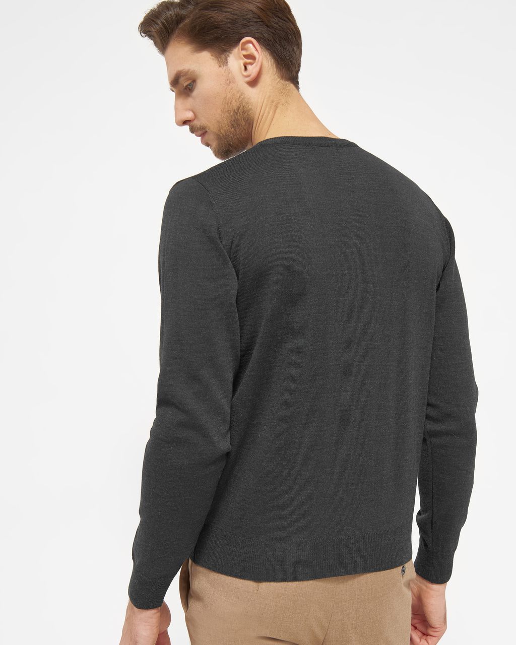 Copenhagen fitted pullover med v-neck