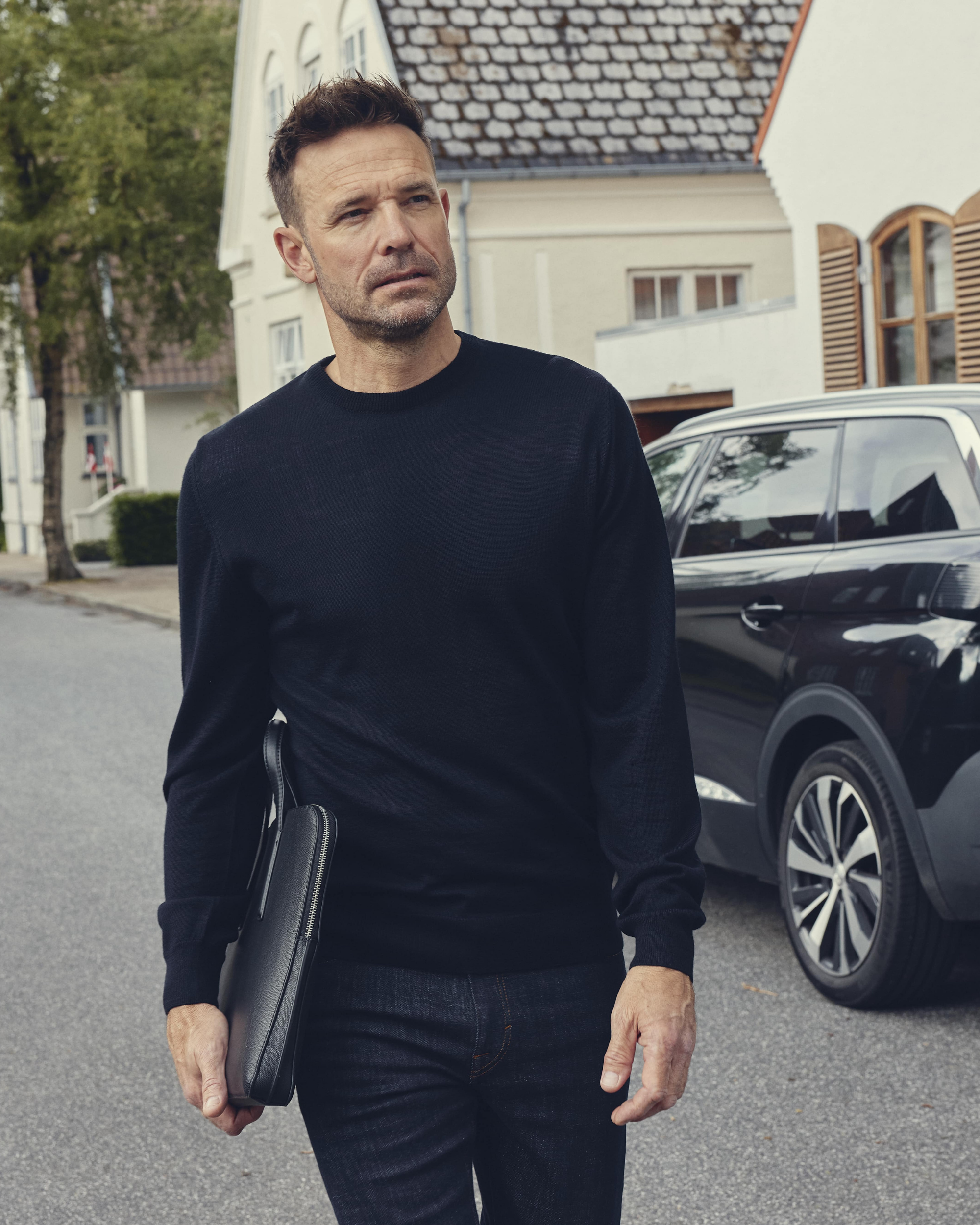 Copenhagen fitted pullover med o-neck