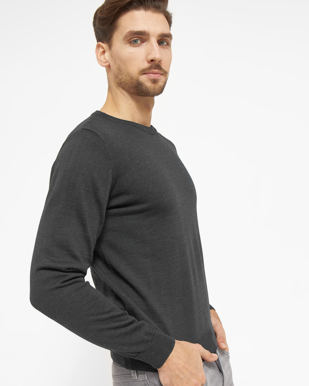 Copenhagen fitted pullover med o-neck