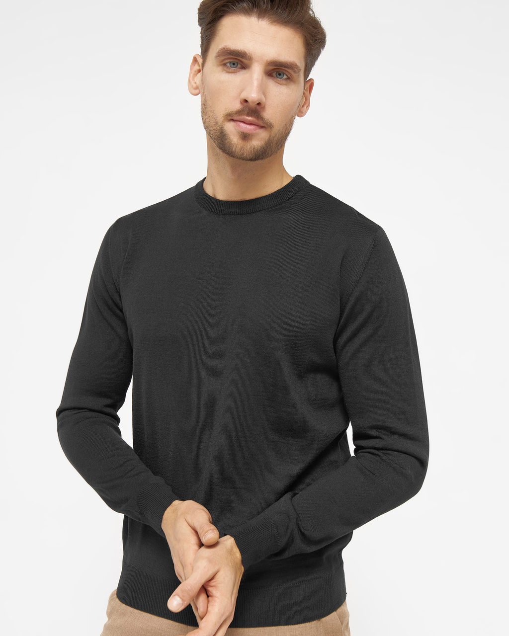 Copenhagen fitted pullover med o-neck