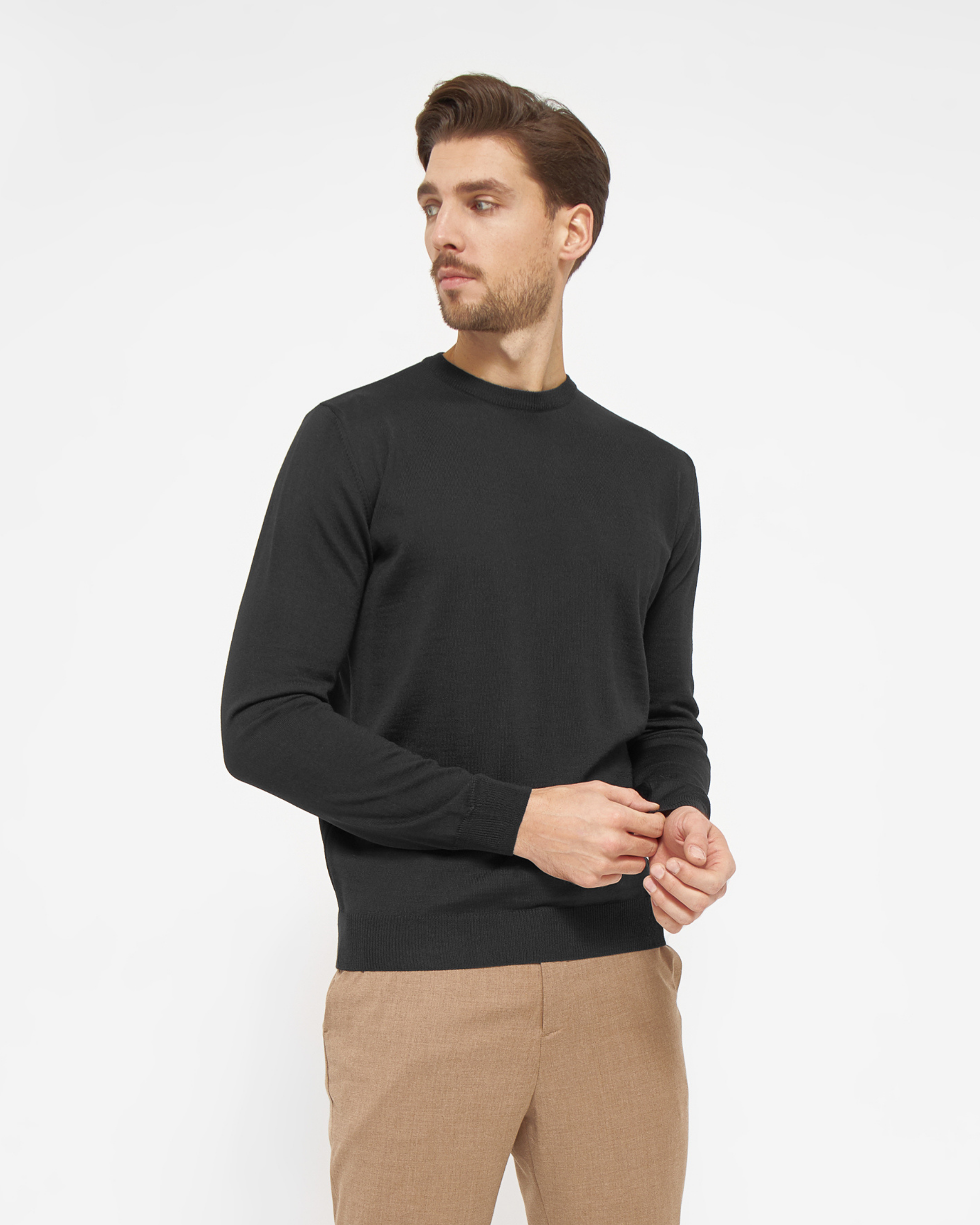 Copenhagen fitted pullover med o-neck