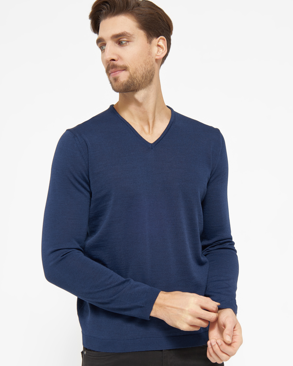 Berlin pullover med v-neck